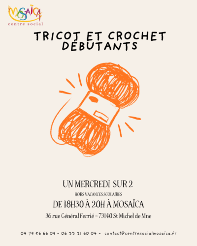 Tricot crochet débutants
