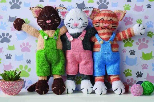 knitted projects shot in the studio